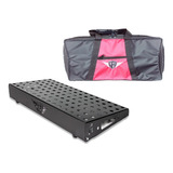 Pedalboard Creationfd Style 70x30 Com Bag, Elétrica E Fonte 