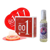 Preservativos Delgados Olo Calor 001 + Lubricante Efecto