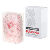 Pbt Pudding Keycaps Double Shot 108 Teclas Translúcido Rosa