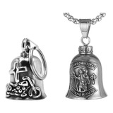 2 Unid. Campana Biker Amuleto Motos Guardian Bell - Regalo