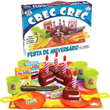 Crec Crec Festa De Aniversário Bolo Comidinhas Com Velcro