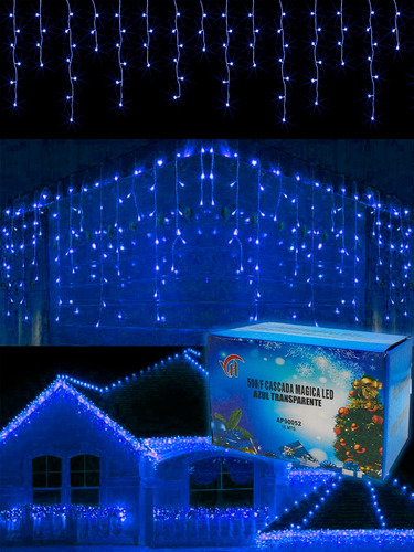 Cascada De Luces De Navidad 500 Led 10 M Serie Navidad