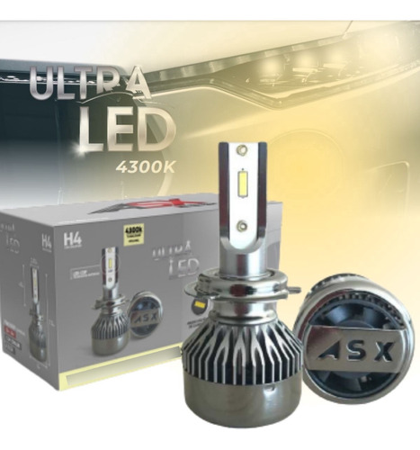 Ultra Led H4 H1 H3 H7 H11 Hb3 Hb4 70w 8000lm 12/24v 4300k