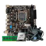 Kit Processador I5 2400 + Placa Mae H61 1155 + Ram 8gb Ddr3