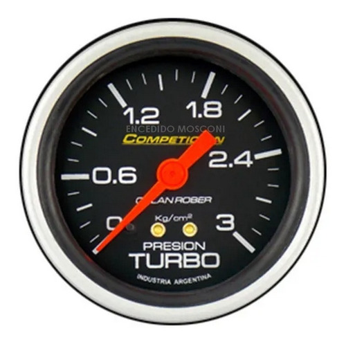 Presion De Turbo Orlan Rober Mecanico 60 Mm Competicion