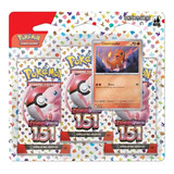 Card : Pokemon Escarlate Violeta 151 Charmander Blister