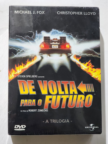 Dvd Trilogia De Volta Para O Futuro Original Lacrado C/luva