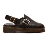 Babuchas De Cuero Clara C1 Negro Giani Dafirenze