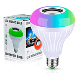 Lampada Bluetooth Luz Rgb Música Caixinha Som C/ Controle