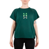 Remera Mujer Under Amour Anywhere Verde Jj deportes