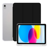 Capa P/ iPad 10 10ª Geração 2022 10.9 Smart Couro Aveludada