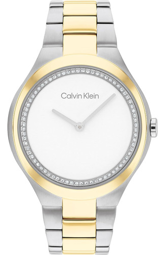 Reloj Calvin Klein De Dos Tonos Para Mujer: Encanto Atempora