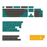 Keycaps Perfil Cherry Profile Abs Double Shot Marrs Green