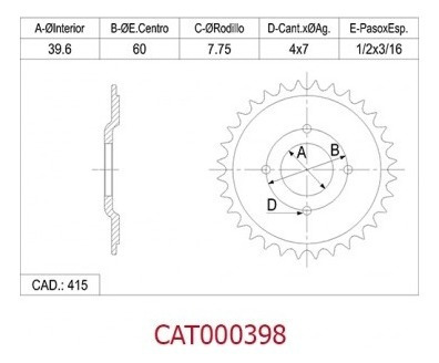 Coronas Zanella 70 Crazy 1/2 X 3/16 Z-38 Jwc 000398