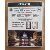 Papel Fotográfico Profesional Ultramate (baryta) Rc 8.5x11! 