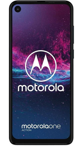 Motorola One Action 128gb Azul Denim Muito Bom - Usado