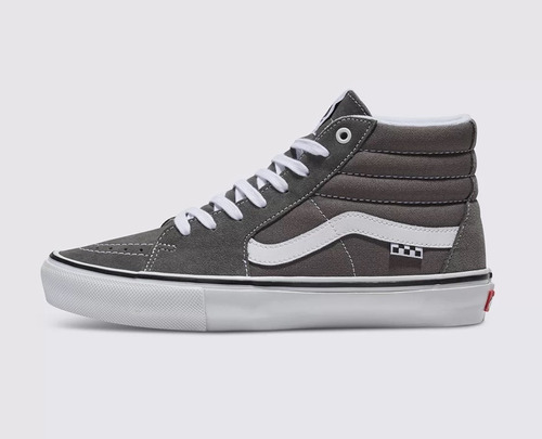 Zapatillas Vans Sk8-hi Pro Skate Classics Gris Blanco !!