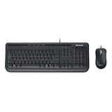 Kit Teclado E Mouse Microsoft Wired Desktop 600 Português  