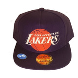 Gorra Plana Lakers Basquet Cod. #356 New Caps