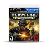 Jogo Heavy Fire Shattered Spear - Ps3 Novo Lacrado