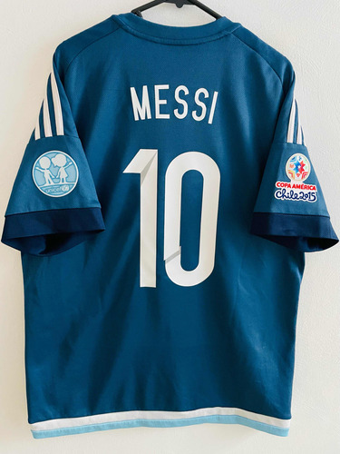 Jersey Selección Argentina adidas 2015 #10 Messi De Visita