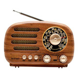 Radio Vintage Retro Bluetooth Portatil Usb Am/fm/sw 8100bt 