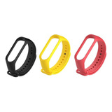 Kit 3 Pulseira Colorida Mi Band 4 /mi Band 3  Envio Imediato