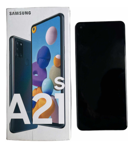 Celular Samsung A21s 128gb Azul - Caja Y Cargador Originales