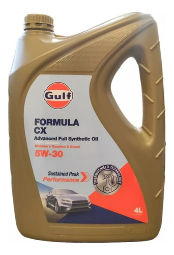 Aceite Sintetico Gulf 5w30 Formula Cx X4l - Npcars