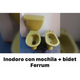 Juego De Inodoro + Bidet Ferrum Usado !