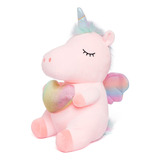 Unicornio Pony Peluche 23 Cm Corazón Amor Kawaii Alas