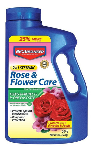 Biadvanced  Granulos 2&1  Para El Cuidado De Rosas Y Flores
