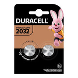 Bateria - Duracell 3v -- Dl2032 (cr2032) -- Original Kit C/2