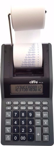 Calculadora Cifra Escritorio Con Impresora Pr-26