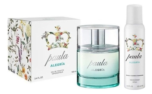 Kit Perfume Paula Alegría X 100 Ml + Desodorante X 123ml