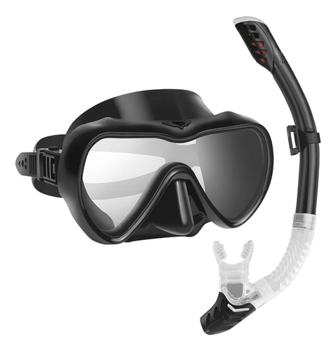 Kit Careta  Buceo Gafas Natacion Y Snorkel Profesional