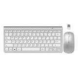 Kit Teclado E Mouse Sem Fio 2.4ghz Slim Windows Notebook Mac