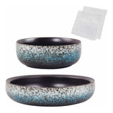 Kilolfy Happy Bonsai Pot Juego De 2 Macetas De Cerámica Esma