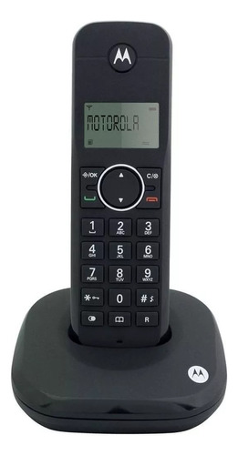 Teléfono Inalámbrico  Motorola  Moto500id - Negro