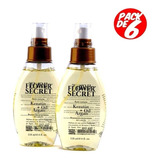 Aceite De Argan Con Keratina Flower Secret Pack De 6 