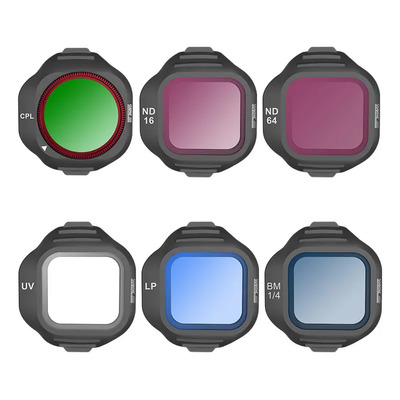 Filtro Portátil Cpl+nd16+nd64+uv+lp+bm1/4 Para Dji Mini 5 /