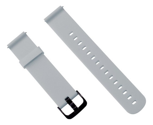 Pulseira Silicone Move Compatível Com Smartwatch Colmi P42 Cor Cinza