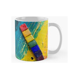 Taza Energía De Verano, Colores Sammer, Pinturas Acrílicas. 