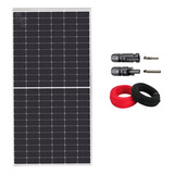 Kit Painel Solar 550w Canadian Com Conector Mc4y E Cabo