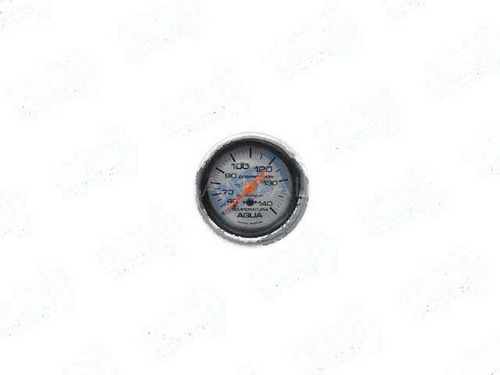 Reloj Temperatura Agua Compet. Fondo Plateado 2mts D60mm