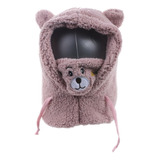 Gorro Tapa Boca Niño Niña Invierno Chiporro De Oso Con Oreja