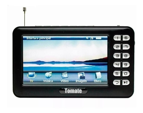 Tv Portátil Tomate Mtm-403 Lcd 4.3 