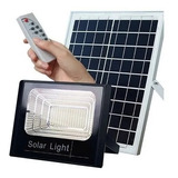 Foco Led 60 Watts + Panel Solar + Control