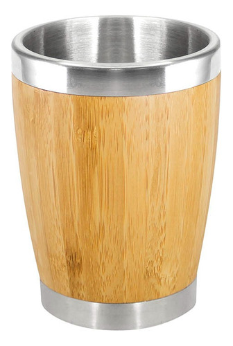 Vaso Mug Termico De Bambú 350ml Ecofamy