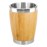 Vaso Mug Termico De Bambú 350ml Ecofamy